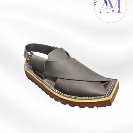 Premium Brown Peshawari Chappal / Kaptaan Chappal For Men