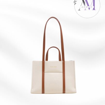 Stylish PU Leather Tote Bag for Women – Dual Handle